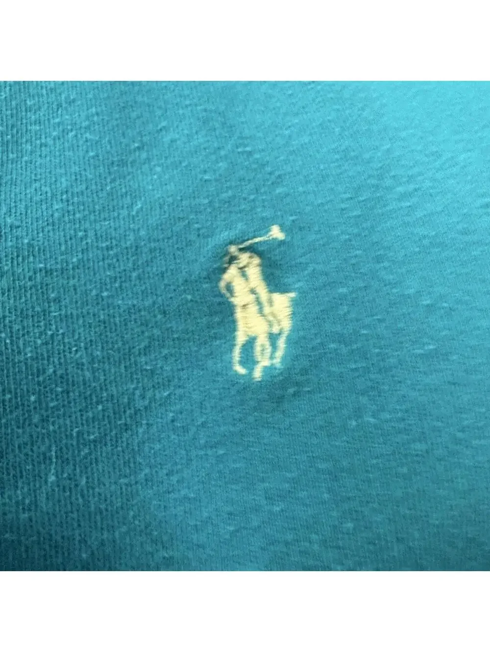 Beautiful Fire vintage Polo Ralph Lauren blue cotton polo shirt